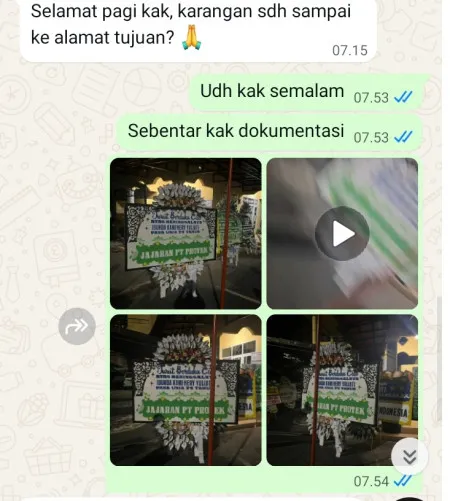 Pengiriman Papan Bunga Selamat Cinoyong Carita